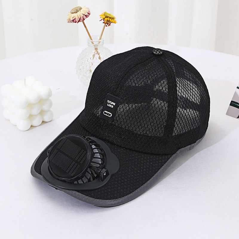 Casquette Ventilée Solaire™, avec port USB.