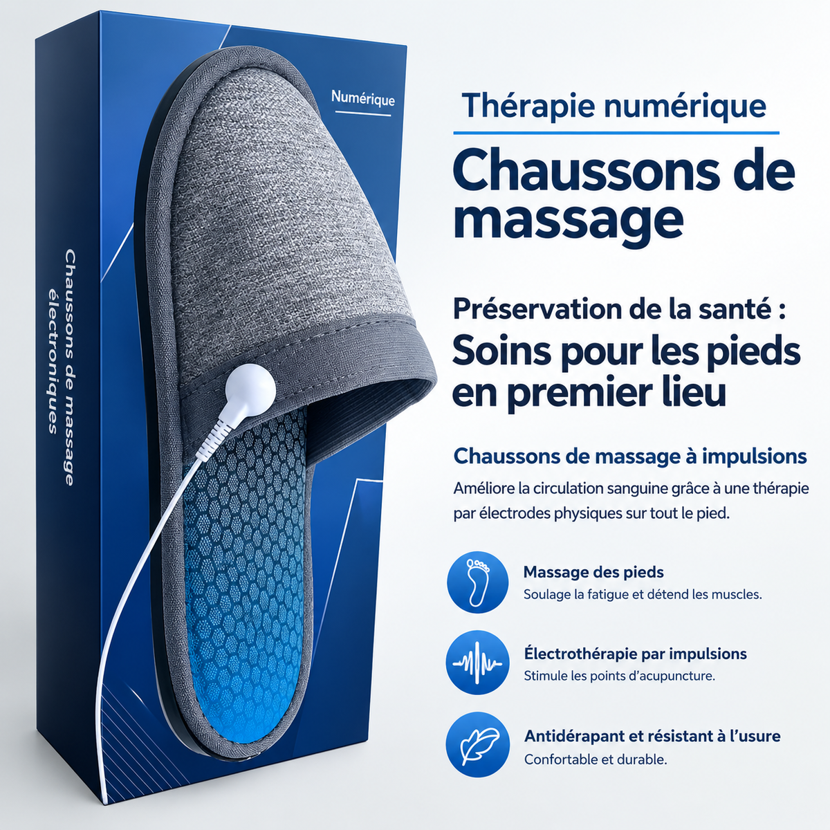 Chausson moderne de Massage